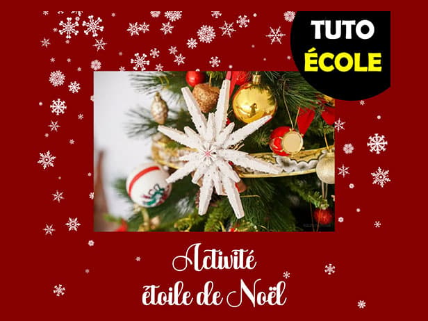 Tuto école étoile de Noël en pinces à linge