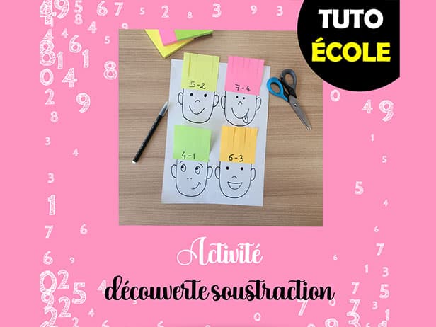 Tuto spécial école : activité découverte soustraction