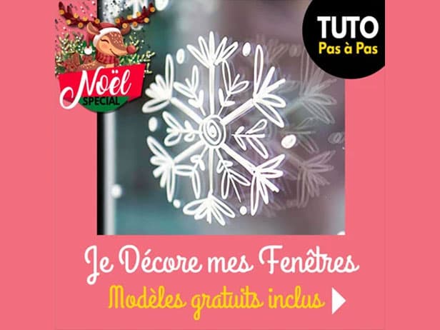 Tuto spécial Noël - Je décore mes fenêtres au Posca