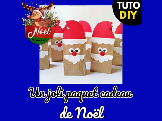 Tuto spécial Noël : Un joli paquet cadeau de Noël