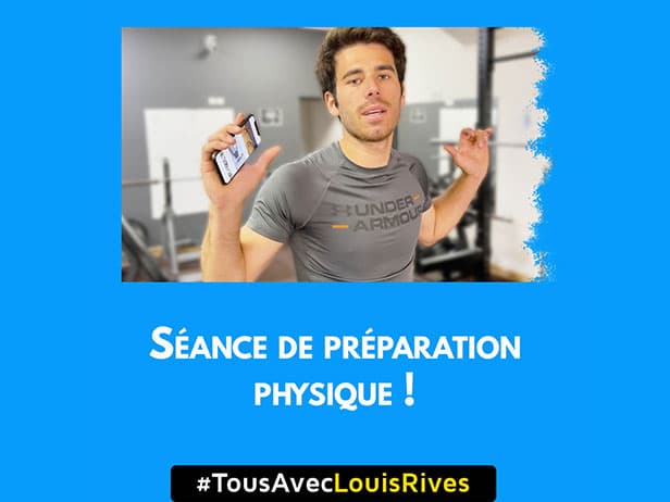 Séance musculation pendant un stage de ski !