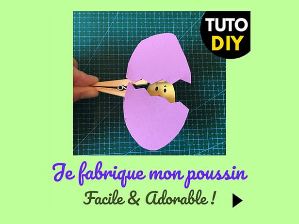 TUTO : Mon petit poussin de Pâques