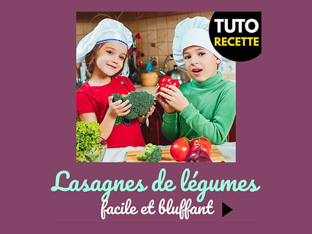 RECETTE : Lasagnes de légumes ultra simples