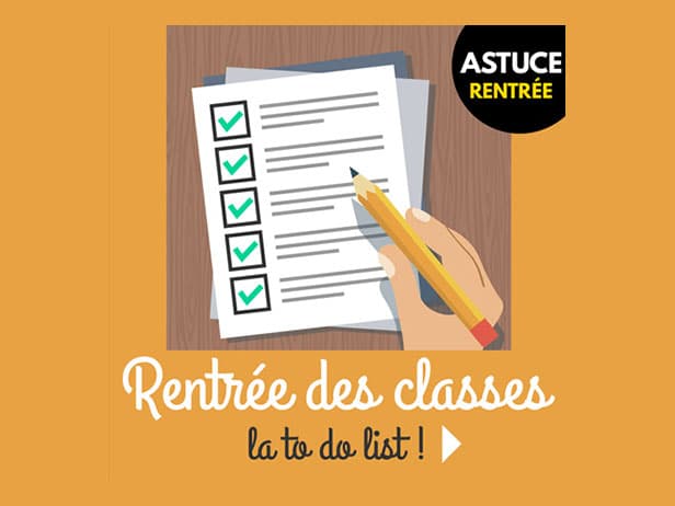 La To Do List de la rentrée des classes ! (Goodies)