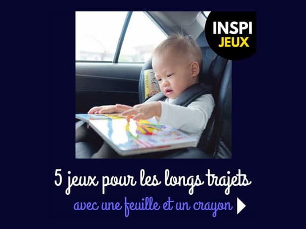 5 jeux avec une feuille et un crayon pour les longs trajets