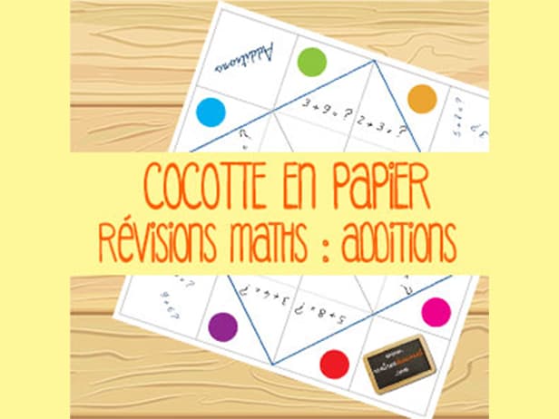 Une cocotte en papier pour réviser les maths !