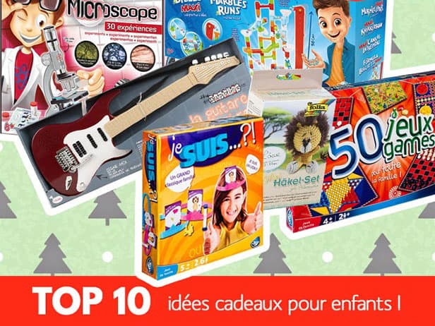 10 idées de cadeaux de Noël pour enfants !