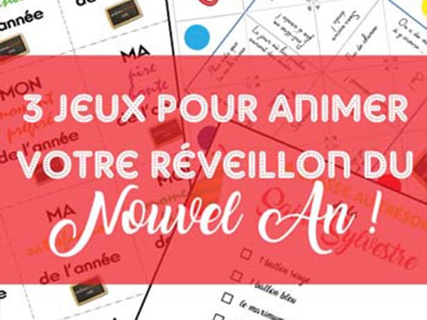 3 activités à imprimer pour animer votre réveillon !