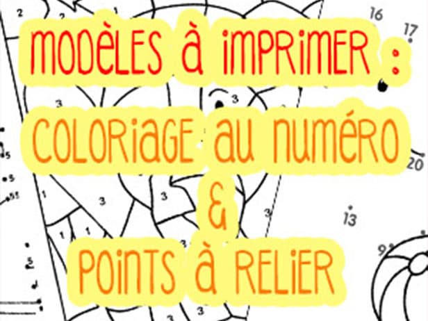 Trucs de mamans : leur faire réviser les maths sans en avoir l'air avec le coloriage au numéro !