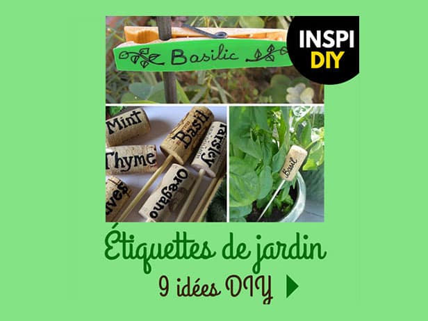 Des étiquettes pour jeunes pousses de jardin ! Galerie d'inspiration