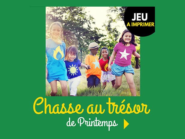 Jeu à imprimer : une chasse au trésor pour explorer la nature !