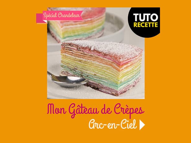 RECETTE : Mon gâteau de crêpes Arc-en-Ciel pour la Chandeleur