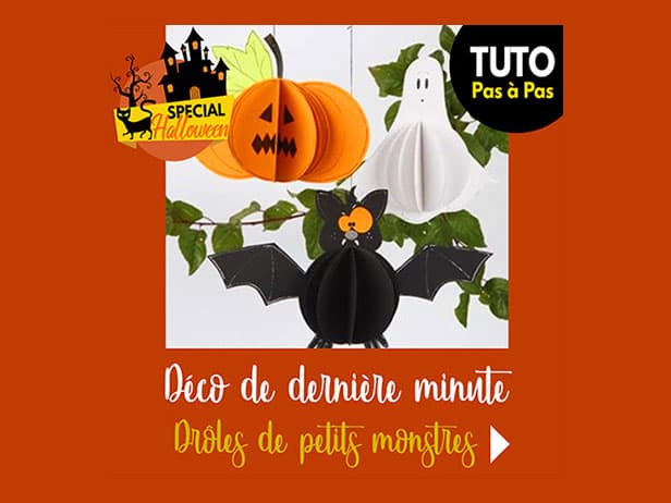 Tuto : La déco Halloween de dernière minute - Drôles de petits monstres