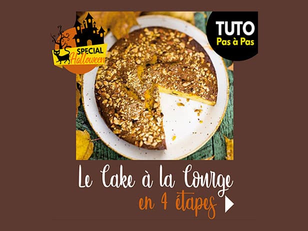 Tuto : Le cake à la courge en 4 étapes