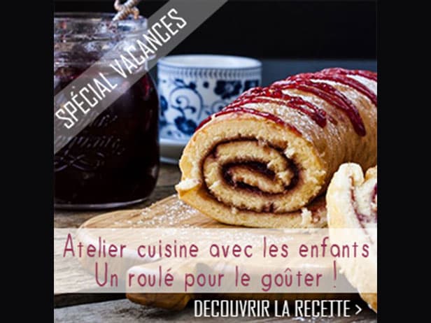 Atelier cuisine avec les enfants : un roulé pour le goûter !