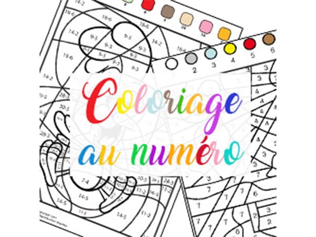 Coloriage au numéro : des planches pour s'amuser et apprendre !