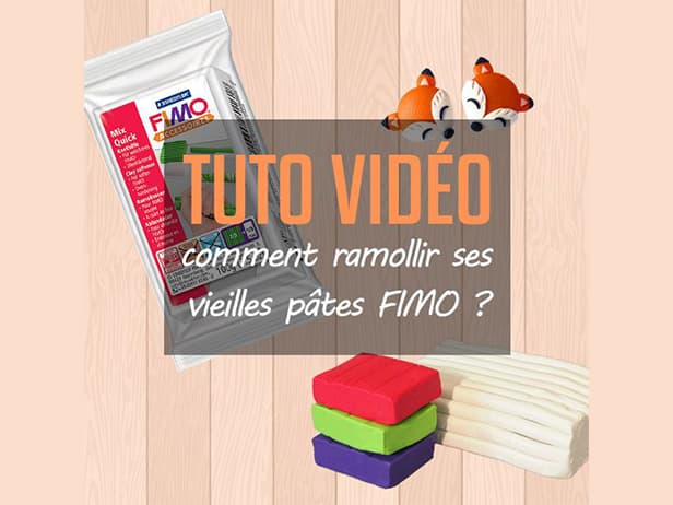 Comment ramollir ses vieilles pâtes FIMO ?