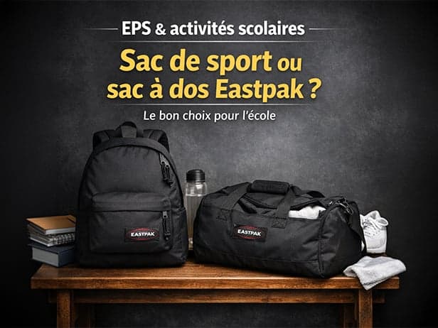 Sac de sport ou sac à dos Eastpak : le bon choix pour l’EPS et les activités scolaires