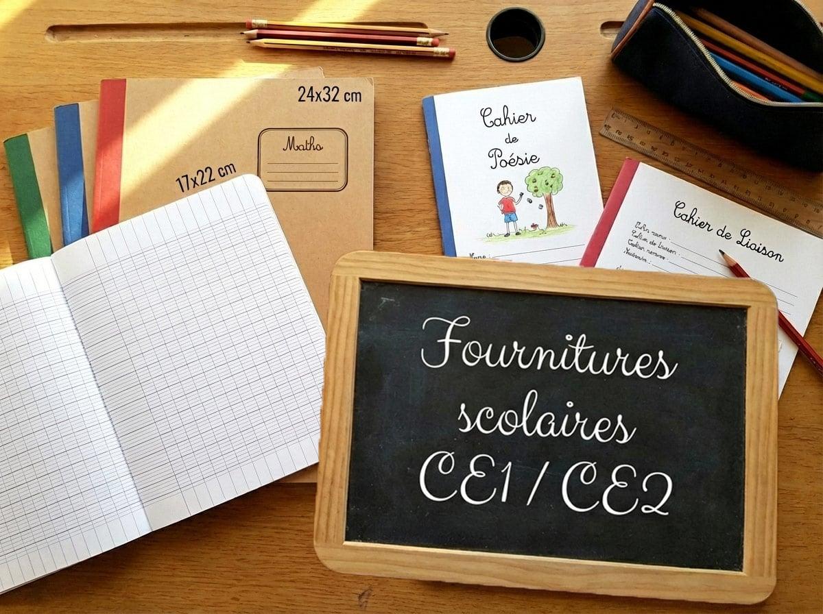 Fournitures scolaires CE1 / CE2 : la liste complète et nos astuces de parents