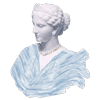AR-10003bluedressstatue