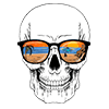 AQ-10007sunglassesskull