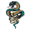 AQ-10011skullfacesnake