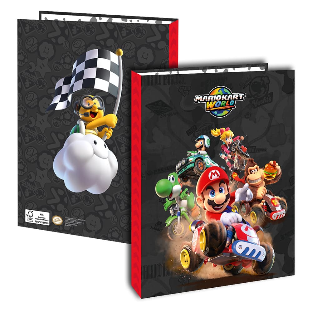 Franco Cosimo Panini Super Mario - Agenda scolaire officiel Super Mario, 12 mois, idéal pour l'école primaire, avec couverture rembourrée et 320 pages intérieures imprimées en couleur, 13 x 17,8 H Franco Cosimo Panini Super Mario - Agenda scolaire officiel Super Mario, 12 mois, idéal pour l'école primaire, avec couverture rembourrée et 320 pages intérieures imprimées en couleur, 13 x 17,8 H