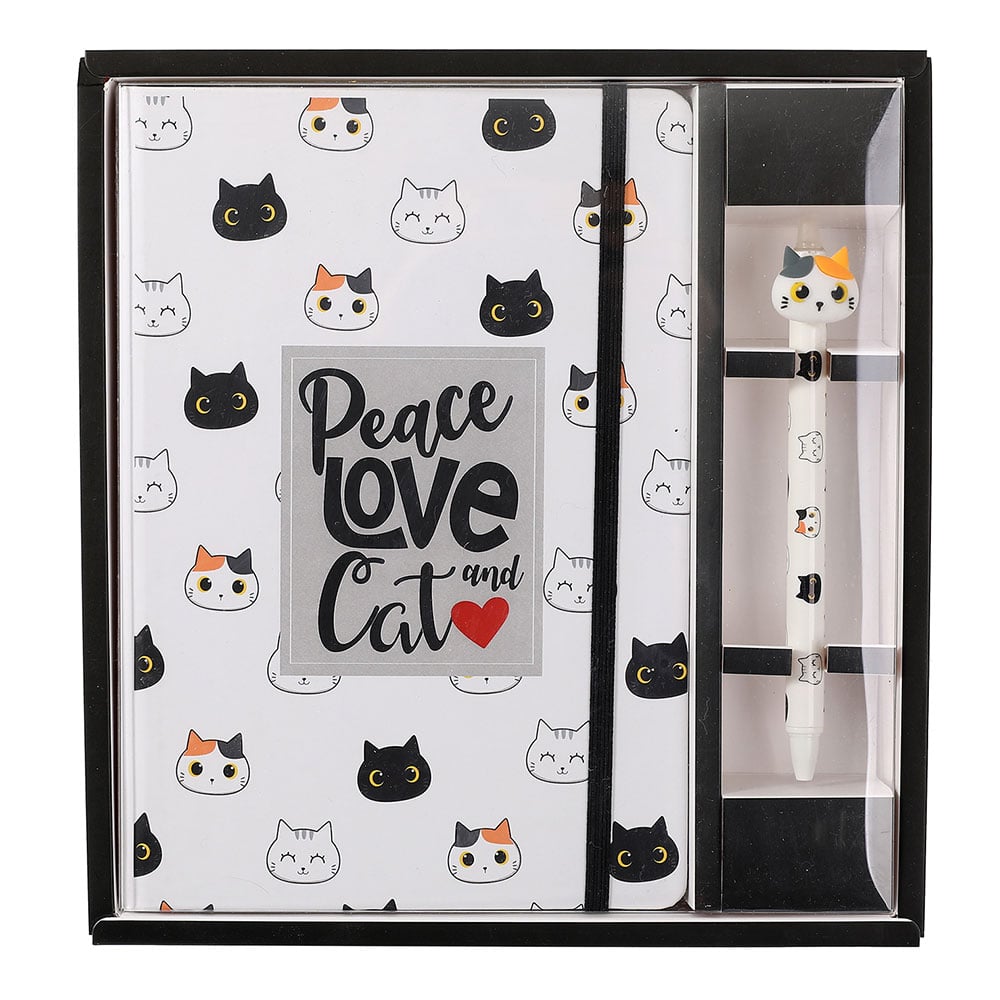 coffret-carnet-a5-et-stylo-chat-chez-rentreediscount-fournitures