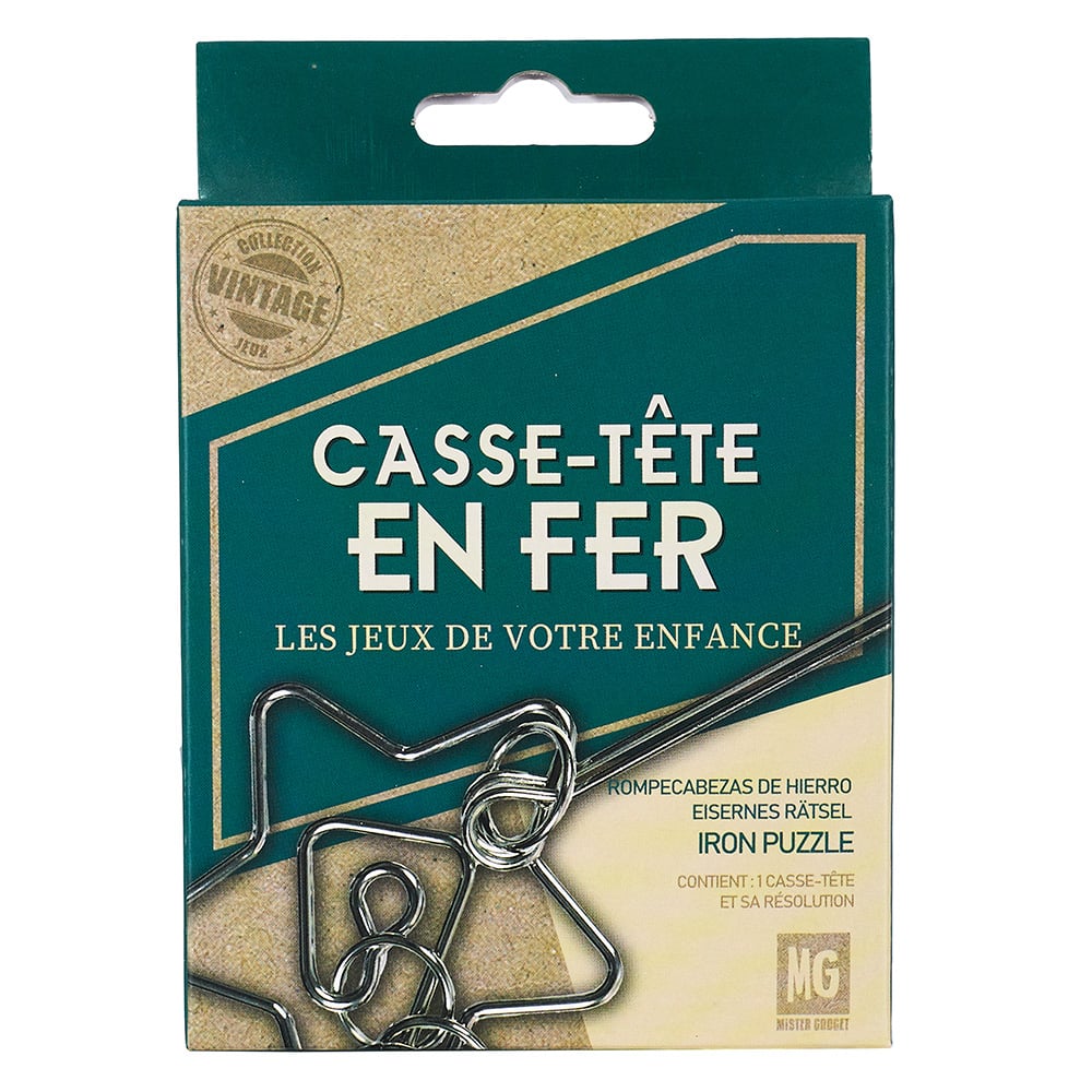 Cassetête en fer Mister Gadget Chez Rentreediscount Cadeaux & Jeux — free download