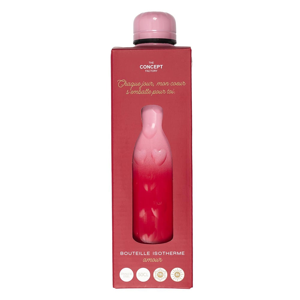 bouteille d'eau isothere, gourde avec infuseur de thé, aintien chaud