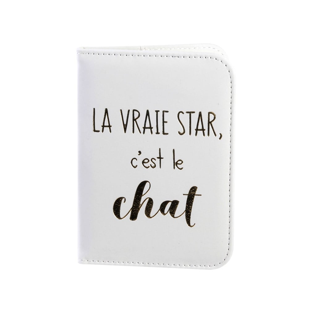 Protège carnet de santé pour chat etui passeport chats corail et rose Protège carnet de santé pour chat etui passeport chats corail et rose