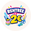 Rentrée à - de 2€