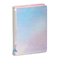 EXA184851EROSE-Agenda-scolaire-EXACOMPTA-Ariel-Sirène-2023-2024-grain-perle-argent-et-rose-1