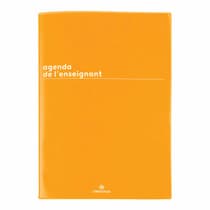 OBE1861960JAUNE-Agenda-semainier-de-l-enseignant-OBERTHUR-Boreal-jaune-moutarde-2023-2024