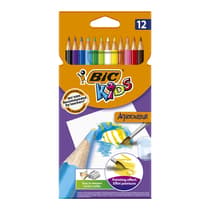 bic8575614-12-crayons-de-couleur-aquarellables-bic-kids-aquacouleur