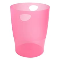 45354D-Corbeille-à-papier-EXACOMPTA-Ecobin-framboise-translucide