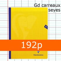 309341c-Cahier-Couverture-plastique-Jaune-CLAIREFONTAINE-24x32-192p
