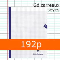 Cahier-Couverture-plastique-Incolore-CLAIREFONTAINE-24x32-192p