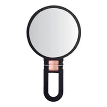 UPPD1067RG-Miroir-portable-double-face-noir-et-or-rose