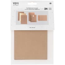 RIC990018172-24-Pochettes-cadeau-Kraft-12-18cm-24-Stickers-ronds-dores-1