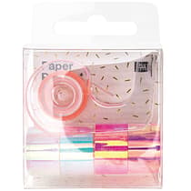 RIC500703251-Masking-Tape-Holographique-lot-de-5-rouleaux-Blanc-et-Rose-Devidoir-1