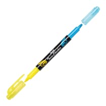pendes24slw8gs-surligneur-pentel-twin-checker-jaune-et-bleu-2