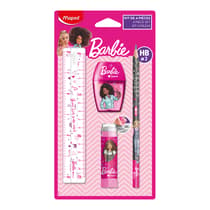 map981867-papeterie maped-barbie-4-pieces-set