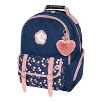 sac-a-dos-2-compartiment-kickers-girl-fantaisie-pompon-coeur-rose-poudré