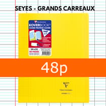 CLA984406C-cahier-koverbook-polypro-jaune-clairefontaine-24x32-48p-grands-carreaux-seyes-90g