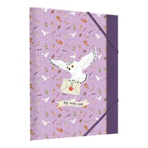 kidhap55418violet-chemise-a-rabats-harry-potter-hedwig-carton-violette