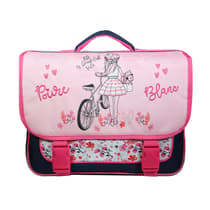bagdes25pbth13bike-cartable-poivre-blanc-38cm-2-compartiments-rose-1