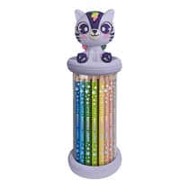 kidskl11631chat-boîte-de-12-crayons-de-couleurs-sweet-dreams-&-friends-chat-3d (1)
