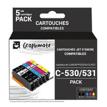 lampgi530cli531-pack-4-cartouches-canon-pgi530-jet-encre-noir-et-couleurs-graphmate-compatibles