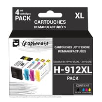 lamn912xl3yp34ae-pack-4-cartouches-hp-remanufacturees-jet-encre-noir-couleurs-graphmate-compatibles